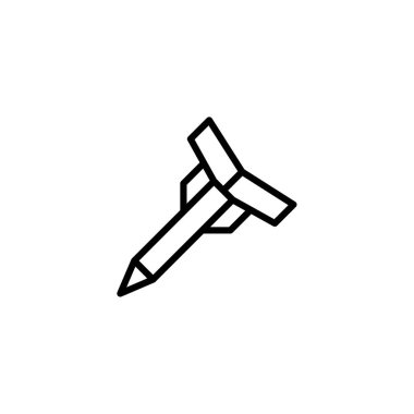 Minimalist bir çizgi, kalem şeklinde tasarlanmış bir dart dartını tasvir eder. Bu görüntü yaratıcılığı hassasiyetle harmanlayan, stratejik düşünmeyi ön plana çıkaran ve