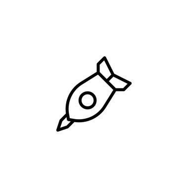 Bir minimalist çizgi sanat illüstrasyonu uzay keşfi ve teknolojik yeniliği sembolize eden bir uzay gemisi ikonu sunar. Temiz tasarım, gelecekteki seyahat ve kozmik macera temalarını çağrıştırıyor.,