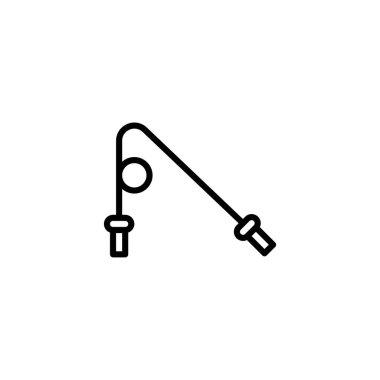 Parlak ve basit bir olta çizimi balık tutmanın özünü temsil eder. Açık hava eğlencesi, hobileri ve doğayla olan bağlantısını modern grafik bir öğe sunarak yakalar.