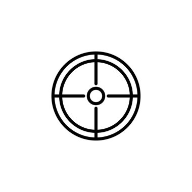 A minimalist concentric circle target graphic emphasizing precision and accuracy. The design features thin, clean lines forming a bullseye, illustrating focus, objective, and the pursuit of a