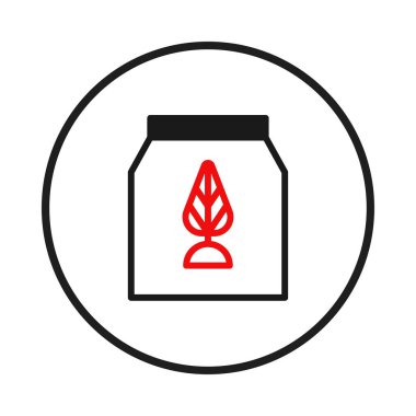 Yaprak sembollü temiz ambalaj tasviri, ekolojik bilinç tasarımı vurgulanıyor. Sürdürülebilirliği savunan sunumlar, markalar veya web siteleri için idealdir. Basit sanat eserleri modern eserleri taşır.