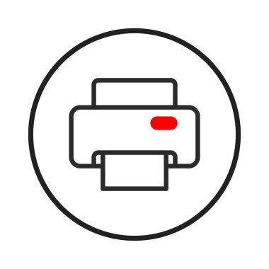 Bu resim temiz, basit bir yazdırma simgesini içerir. Modern, minimalist bir estetik ile tasarlanan ikon, beyaz arka planda siyah bir taslak kullanır ve onu çok yönlü ve kolayca tanınabilir kılar..