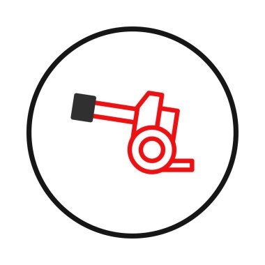 Bir illüstrasyon modern bir ağır ekipman sunar. Doğrusal tasarım sektörle ilgili grafiklere mekanik bir his veriyor. İnşaattan ulaşıma kadar çeşitli uygulamalar için uygun,