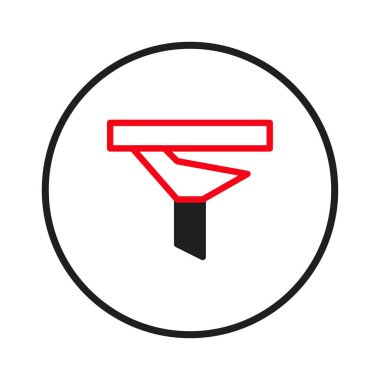 Çarpıcı bir görsel gösterim, biçimlendirilmiş huni tasarımı kullanılarak eşsiz bir soyut filtreleme sürecinin gösterimi, optimizasyon ve arıtma temaları vurgulanıyor. Verimliliği simgeler ve...