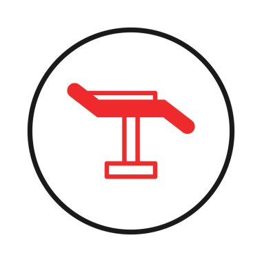 Bu resimde modern sağlık uygulamaları ve diş tedavilerini sembolize eden stilize edilmiş bir diş hekimi tasvir edilmektedir. Temiz çizgiler ve minimalist tasarım bir profesyonellik ve teknoloji duygusu taşır.,