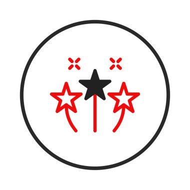 Görünürde çarpıcı bir illüstrasyon, merkezi karanlık bir yıldızın iki dış hatları yukarı doğru dönen kuyruklu yıldızlarla çevrili olduğunu gösteriyor, hareket ve enerjiyi işaret ediyor. Bu tasarım zarafeti iletir ve...