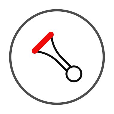 Görüntü, beyaz bir arkaplana karşı duran, müzikal yaratıcılığı sembolize eden, gri bir yüzükle özetlenmiş kırmızı bir trompet ikonunun minimalist bir tasarımını içeriyor. Bu tasarım sanatsal olarak birleştirir