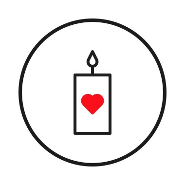 Temiz, minimalist bir tasarım dairesel çerçevede kalp amblemi olan bir mum sergiler. Görüntü, sevgi, hatıra, umut, sıcaklık ve ışık temalarını taşır. Bu grafik ögesi