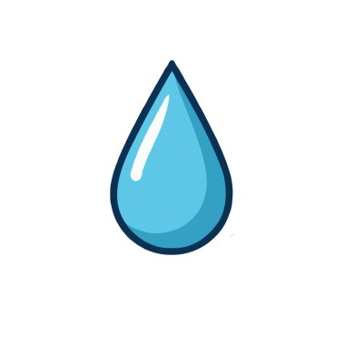 Temiz bir arkaplanda izole edilmiş canlı bir mavi su damlası, tazelik, saflık ve suyun temel doğasını anımsatıyor. Çevresel farkındalığı iletmek ve