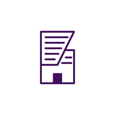 Tek bir renge bürünmüş, modern bir yapı ikonunun basit ama çarpıcı bir görüntüsü. Tasarım, kentsel mimari, çağdaş temalar öne sürerek, temiz çizgiler ve geometrik biçimlere vurgu yapıyor.