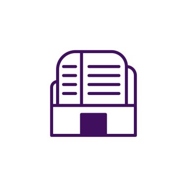 Bir minimalist illüstrasyon, geometrik biçimleri ve temiz çizgilerini vurgulayan çağdaş bir mimari yapıyı tasvir eder. Tasarım, çağdaş kentsel yapı ve yapının özünü yakalıyor.