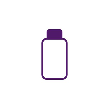 Minimalist, canlı renkli bir konteynır çizgisi, muhtemelen güzellik, sağlık hizmetleri veya kişisel hijyen ürünleri için tasarlanmış boş bir kap tasvir eder. Basit tasarımı modern bir tasarım sergiler.