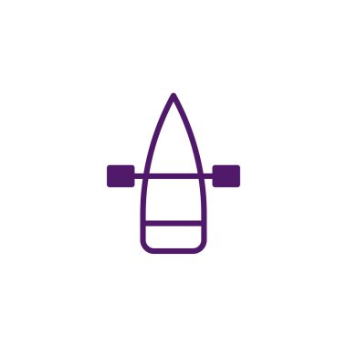 Kürekli bir kayığın basit ama çarpıcı bir temsili. Beyaz arka planda duran temiz, mor çizgiler rahatlatıcı ve cezbedici bir his yaratıyor. Yazın fikirlerini aktarmak için mükemmel.