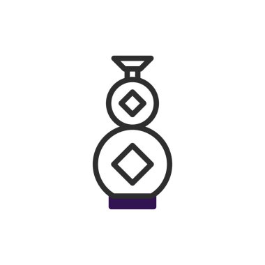 Her biri bir elmas motifi içeren dairesel elementlerden oluşan soyut bir kompozisyon. Minimalist, geometrik tasarım modernlik ve hassasiyeti çağrıştırıyor. Düz, stilize bir grafik olarak sunulmuştur.,