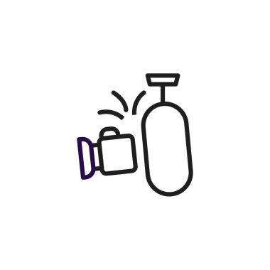 Bir minimalist vektör illüstrasyonu fiziksel aktivite ve atletik hazırlık öneren boks eğitim araçları tasvir eder; güç odaklı fitness rejimlerini ve egzersiz programlarını sembolize etmek için idealdir