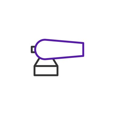 İzole edilmiş minimalist bir tasvirde mor çizgili bir top tasvir edilir. Eserde, çeşitli tarihsel, askeri veya askeri eserler için uygun bir blok tabanlı geometrik tasarım sergileniyor.