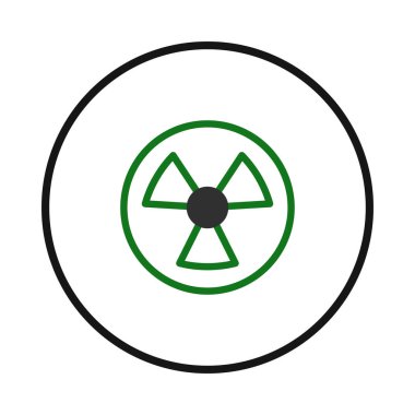 Bu vektör çizimi, net ve ani bir uyarı olarak çalışan radyasyonun varlığını gösteren evrensel bir sembolü temsil etmektedir. Bölgeleri, ekipmanları veya araçları belirtmek için bu tanımlanabilir sembolü kullanın