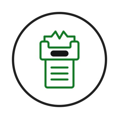 Arşiv kutusunu temsil eden temiz ve modern bir grafik çizimi. Basit bir çizgi çalışması, veri yönetim sistemleri veya ofis organizasyonlarını tasvir etmek için mükemmel profesyonel bir görünüm yaratır.