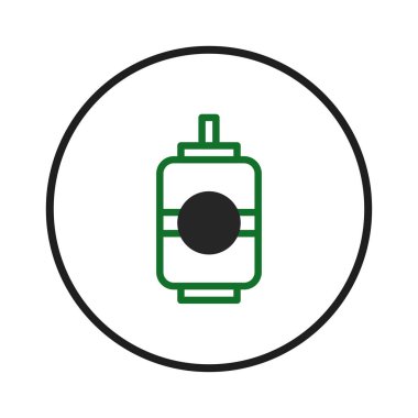 Bu bir fener tasarımının dijital bir illüstrasyonu. Web tasarımı, markalaşma veya festival temalı grafikler gibi çeşitli uygulamalar için uygun, temiz ve minimalist bir stile sahiptir. Tasarım