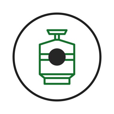 Bu minimalist, şık tasarım geometrik bir parfüm şişesi amblemi sergiliyor. Dairesel bir sınır içinde kapsülleştirildiğinde, çizim markalaşma ve parfüm için modern bir tasvir sunar.