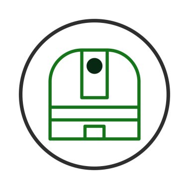 Bu minimalist görüntü dairesel bir çerçevede biçimlendirilmiş bir gözlemevini, astronomik çalışmayı, gözlemlemeyi, bilimsel keşfi ve kozmik anlayışı sembolize eder. Merakı uyandırıyor.