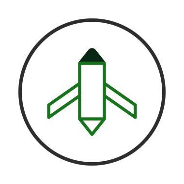 Aerodinamik bir amblem, kanatlı stilize bir kalem, yaratıcılığın simgesi ve yaratıcı bir uçuş içerir. İleriye dönük düşüncenin ve sanatsal yeniliğin özünü yakalar.