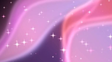 Parlak yıldızlı renkli soyut arkaplan animasyonu. Projelerinize sihirli bir dokunuş eklemek için mükemmel.