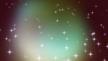 Renkli bir arka planda ışıldayan yıldızlar. Herhangi bir projeye sihirli bir dokunuş eklemek için mükemmel.