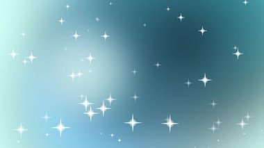Gradyan mavi arka planda parıldayan yıldızlar. Projene sihirli bir dokunuş eklemek için mükemmel..