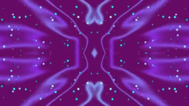 Parlayan sonsuzluk sembolü ve ışıldayan parçacıkları olan soyut bir arkaplan. Modern ve gelecekçi tasarım ögesi.