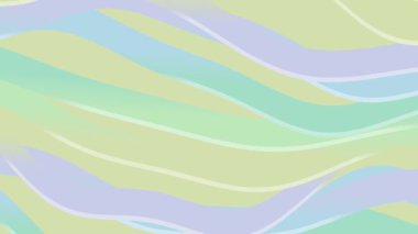 Yumuşak pastel dalgalar ekranda yavaşça akıyor, rahatlatıcı ve görsel olarak çekici bir arka plan animasyonu yaratıyor.