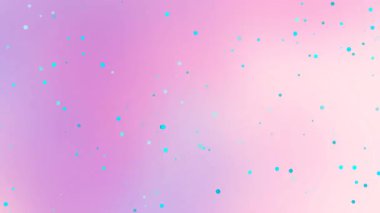 Işıl ışıl parlayan parçacıklar animasyonuyla yumuşak pastel gradyan arka plan. Rüya tasarımlar için soyut arkaplan.