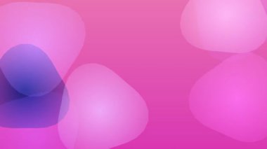 Pembe şekillerin soyut arkaplanı, modern tasarım, canlı renkler ve yumuşak gradyanlar