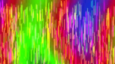 Hareketli ve değişen renkli çizgilerin olduğu dinamik soyut bir arkaplan. Projelere enerji eklemek için mükemmel.