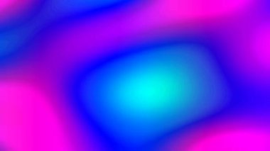Renkli arkaplan animasyonu. Mavi, yeşil ve mor renkler arasında pürüzsüz geçişler. Soyut arkaplan.