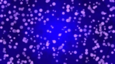 Bokeh ışıkları animasyonlu soyut mavi arkaplan. Her projeye biraz sihir katmak için mükemmel..