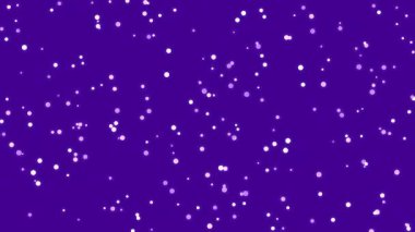 Koyu mavi arka planda hafif kar yağışı animasyonu. Kış, tatil ya da atmosferik projeler için mükemmel.