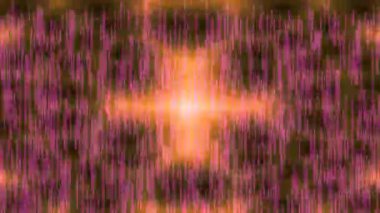 Pembe veri akışı ve parlayan ışıklarla soyut bir arkaplan. Teknoloji kavramları için modern dijital arkaplan.