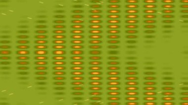 Kahverengi bir yüzeyde kırmızı noktalı soyut bir arkaplan. Modern tasarım ögesi.