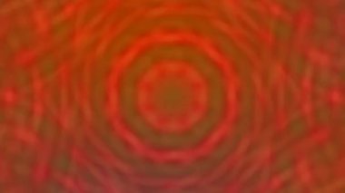 Soyut kırmızı kaleydoskop arkaplan animasyonu. Meditasyon ya da rahatlama için kusursuz döngü hareketi grafikleri.