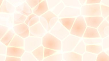 Parlayan organik hücrelerin ya da sıcak turuncu ve sarı tonlarda mozaik desenlerin yer aldığı kusursuz soyut arkaplan.