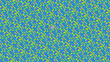 Büyüleyici soyut arka plan, dalgalı mavi, sarı ve mor kıvrımlar..