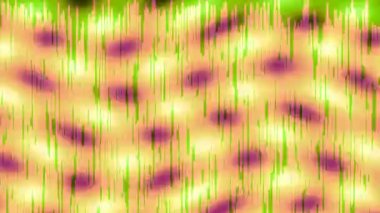 Mesmerizing abstract background with flowing psychedelic patterns in vivid yellow, orange, and purple hues.