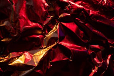 Sanal yanardöner folyo dokusu arka planı. Posterler, kartlar, el ilanları, broşürler, dergiler ve her türlü kapak için kullanılabilir.