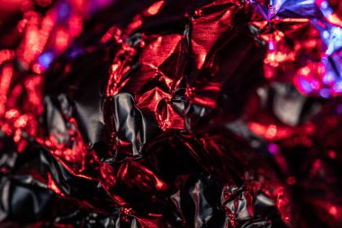 Sanal yanardöner folyo dokusu arka planı. Posterler, kartlar, el ilanları, broşürler, dergiler ve her türlü kapak için kullanılabilir.