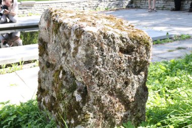 Büyük granit kaya, doğası gereği doğal.