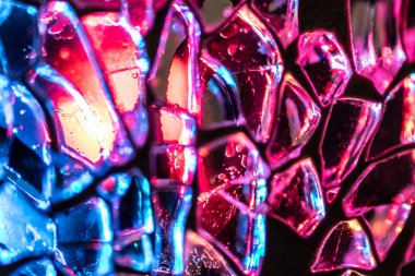 Odaklanmış arkaplanı soyutla. Renkli mozaik.