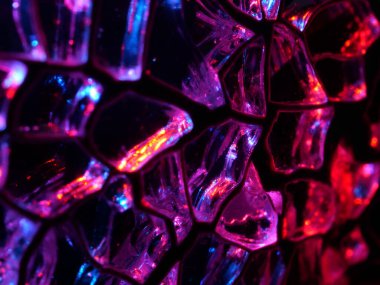 Odaklanmış arkaplanı soyutla. Renkli mozaik.