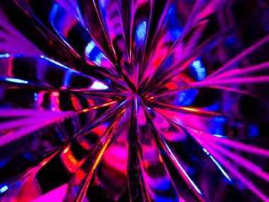 Cam vazo ve camdan yapılan kalın cam soyutlama.