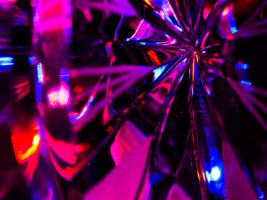 Cam vazo ve camdan yapılan kalın cam soyutlama.